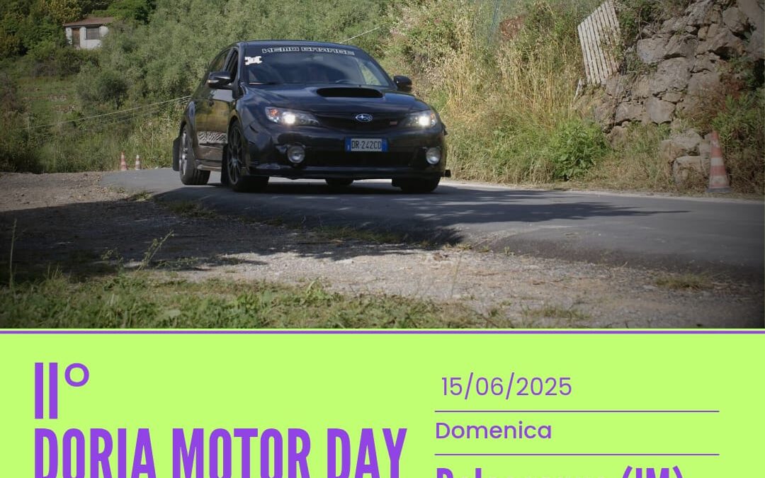 II° DORIA MOTOR DAY – auto stradali e racing 15 giugno 2025
