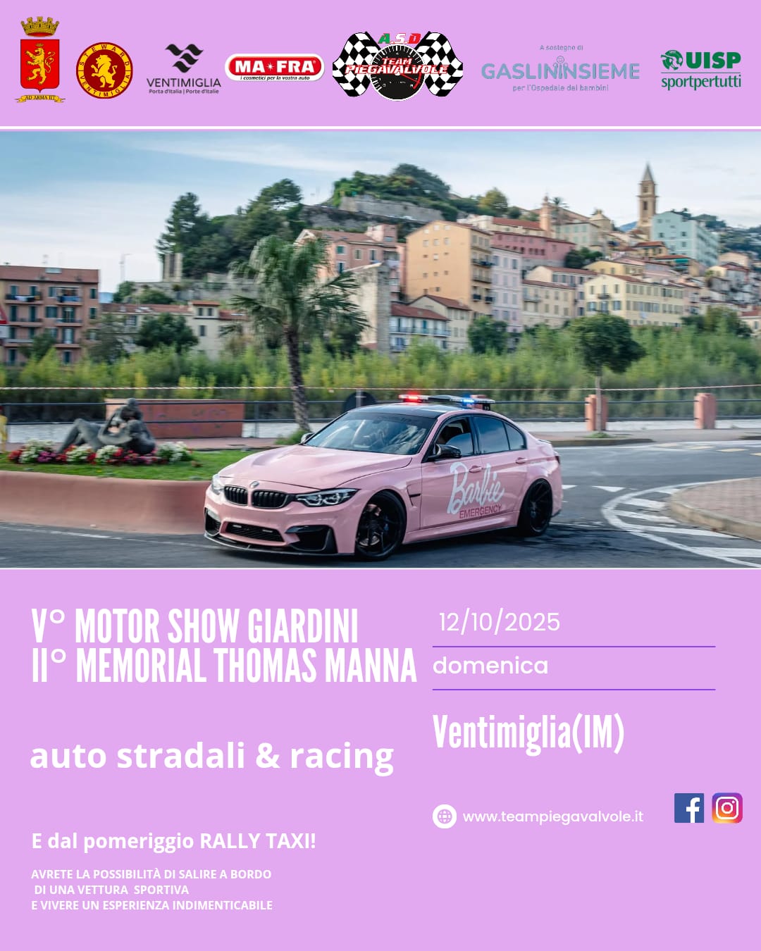 V° Motor Show Giardini – II° Memorial Thomas Manna